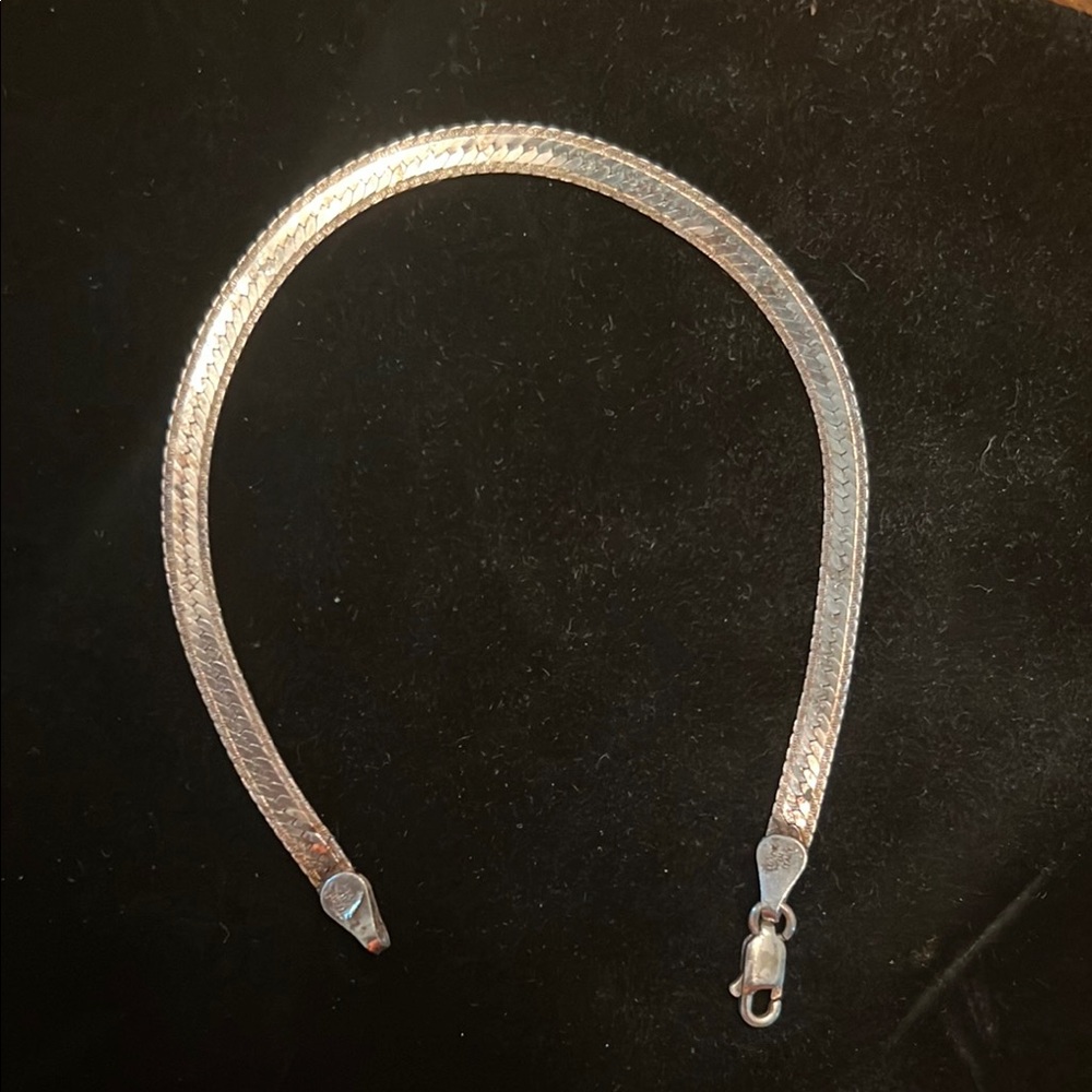 925 MILOR ITAlY  HERRINGBONE BRACELET